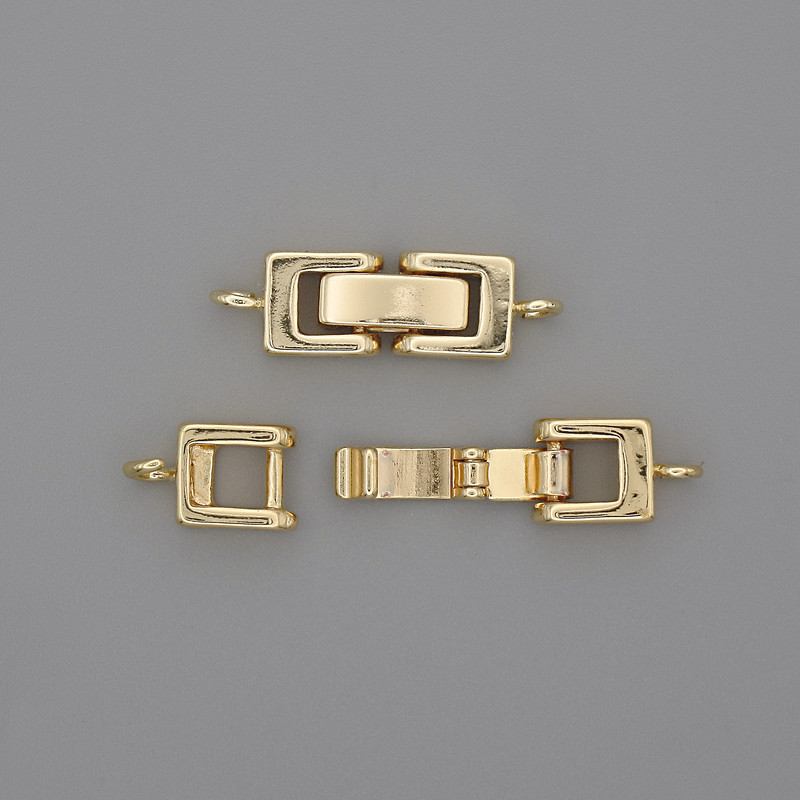 Închizătoare, diametru 22×7 mm, culoare aurie a metalului