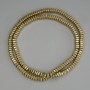 Mărgele din hematit culoare aurie, rondel pătrat 4×2 mm, pe șnur, lungime 40 cm+