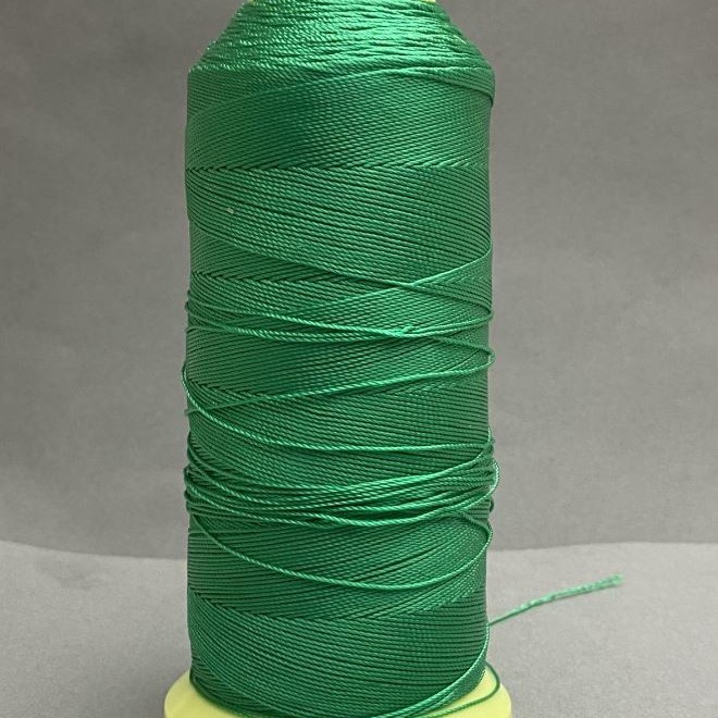 Fir de nylon pe bobină, culoare verde, diametru 0,6 mm, pentru lucrări de mână, 300 m