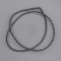 Mărgele hematit bilă 2 mm +/- pe fir, lungime 40 cm+