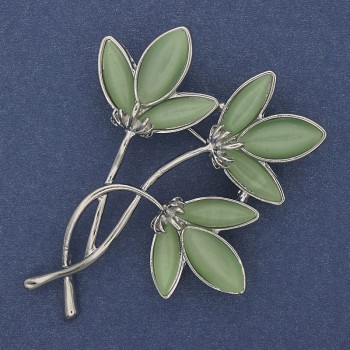 Broșă-pandantiv «Floare Ochiul Pisicii»