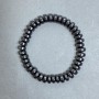 Brățară din hematit cu discuri, diametrul 8x4 mm ±, lungimea 18 mm ±, pe elastic
