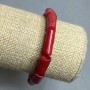 Brățară din coral «Rubka» 17-19×7-9 mm, lungime 18 mm, elastică
