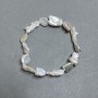 Brățară cu perle baroce 11–20×6–11 mm, lungime 18 cm, pe elastic