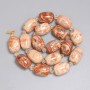 Mărgele din jasper deșertic, formă barilă, diametrul 18×13 mm +-, mărgele de 5 mm +-, lungime 37 cm +- pe șnur