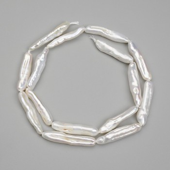 Mărgele baroce cu nuanța „benzină” 24-25×5-5, 5 mm +/-, lungime 39 cm+