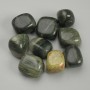 Piatră naturală serafinit – cabochon, fragmente naturale prelucrate, fără gaură, 15-22×18-25 mm ± (la 100 g ±)