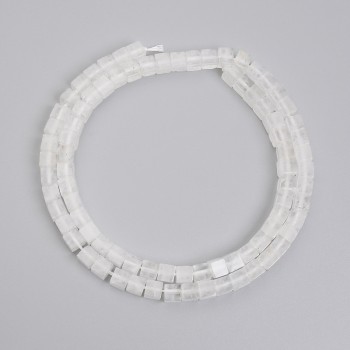 Mărgele din cristal de munte cub, diametrul 4,5×4,5 mm, pe șnur, lungime 38 cm+