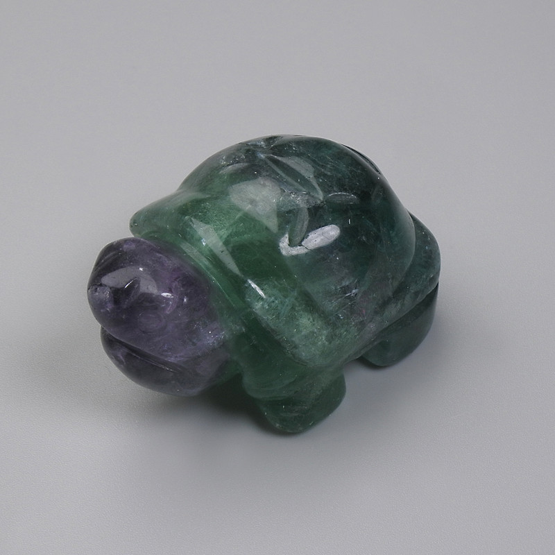 Statuetă suvenir: Țestoasa din fluororit, 43×30×21 mm+
