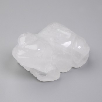 Statuetă suvenir Broască din cristal montan 55×30×40 mm+