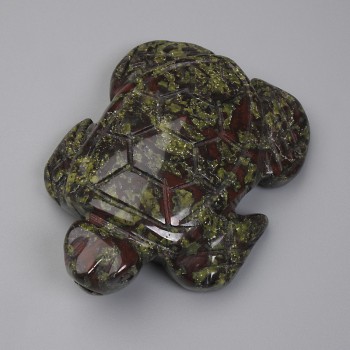 Statuetă suvenir Țestoasă din Jasp Sângele Dragonului 55x42x18 mm+