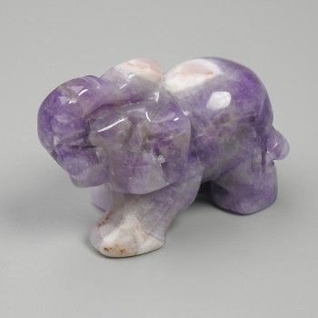 Statuetă suvenir din ametist – Elefant, 55x35x26 mm+