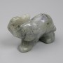 Statuetă suvenir Elefant din labradorit, 55x35x26 mm+