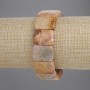 Brățară din coral fosil, zale, diametrul aproximativ 20×15 mm, lungime 18 cm, elastică
