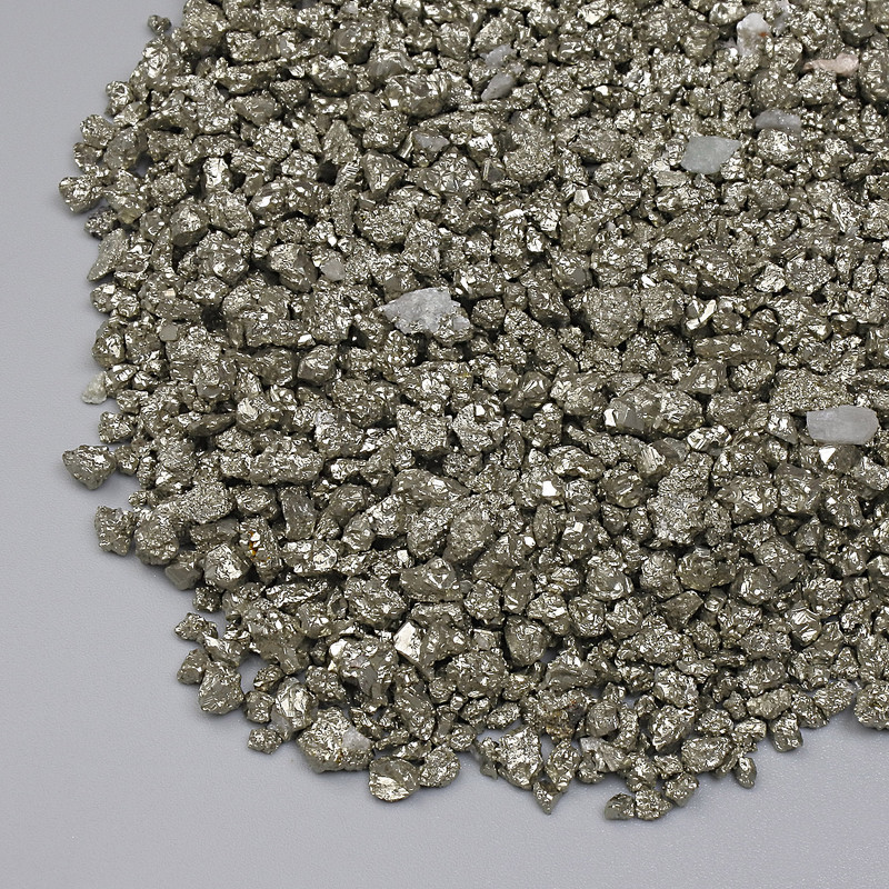 Fragmente naturale de pirită, fără gaură, 1-9×1-5 mm, la 100 g