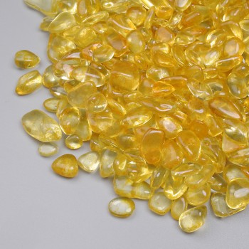 Fragmente naturale de citrin fără gaură, 7–14×7–9 mm +/- (la 100 g +/-)