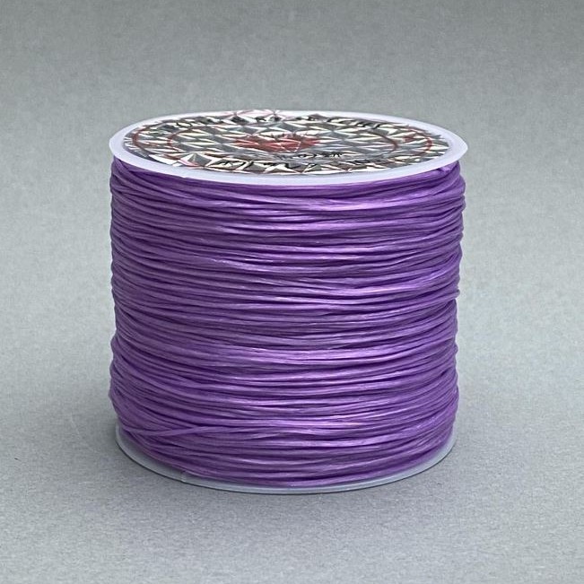 Elastică pentru hobby, bobină, culoare mov deschisă, lungime 30 m +