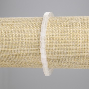 Brățară din cristal de munte, cuburi de 4,5×4,5 mm, lungime aproximativă 18 cm, elastic