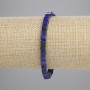 Brățară cu lazurit, cuburi 4,5 mm, elastic