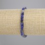 Brățară din sodalit cuburi 4,5×4,5 mm, lungime 18 cm, elastic