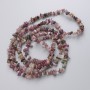 Mărgele din turmalin, fragmente pe fir, diametru 4,5–9×2–3,5 mm, lungime 80 cm