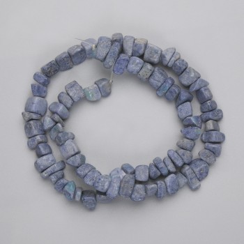 Mărgele din coral poros fragmente, diametrul 7–10×3,5 mm, lungime 40 cm, pe fir