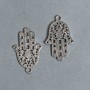 Pandantiv Hamsa palmă 42×28 mm, set de 4 buc