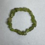 Brățară cu hrizolit din piatră brută, diametru 10-14×9-10 mm, lungime 18 cm, elastic