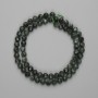 Mărgele din serafinit facetate, bilă de 6 mm, lungime aproximativă 39 cm, pe fir