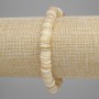 Brățară din scoică Skafarka rondel, diametrul aproximativ 8×1,5 mm, lungime 18 cm +/-, pe bază elastică