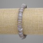 Brățară din scoică Scafarka rondel, diametrul 8x1,5 mm ±, lungime 18 cm ±, pe elastic