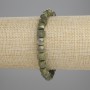 Brățară din serpentină cu cuburi facetate 6×6 mm, lungime 18 cm ±, pe bandă elastică