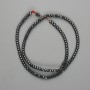 Mărgele hematit tăiate rondel 4×2,5 mm, lungime 40 cm+
