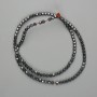 Mărgele hematit fațetate 3x3 mm, lungime 39 cm