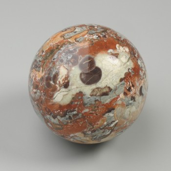 Bilă decorativă din jasper natural, diametrul 45-60 mm, sortiment de dimensiuni (preț per 100 g)