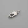 Închizătoare carabină 12×5 mm, metal argintiu