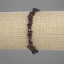 Brățară din fragmente de granat, diametrul 3–7 mm, fragmente 5×1, 5×3 mm ±, lungime 18 cm ±, pe bază elastică