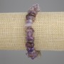 Brățară din cioburi de ametrin, diametru 6-9-16×3-6 mm ±, lungime 18 cm