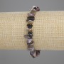 Brățară cu fragmente de turmalină, diametrul 5-12×1-3 mm, lungime 18 cm +