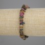 Brățară cu cioburi de turmalin, diametrul 6-9×1-3 mm, lungimea 18 cm +- elastică