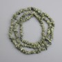 Mărgele din serpentină – fragmente, diametru 6-14×1,5-4 mm ±, lungime 76 cm