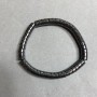 Brățară din hematit – Val, 6x4 mm ±, lungime 18 cm, elastică