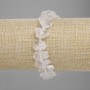Brățară cu cristal de munte brut, piatră brută, diametrul 10-12×14-20 mm+-, lungimea 18 cm+-, elastică