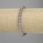 Brățară din agat fumuriu, bile netede, diametrul 6 mm, lungime 18 cm, pe elastic