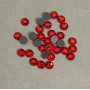 Strasuri roșii cu fixare rece, diametrul 6 mm ± ambalaj 180 g
