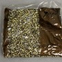 Strasuri gri, diametru 4 mm ± ambalare de 75 g (±)