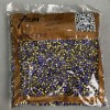 Strasuri, pietre, culoare albastră, diametru 3 mm ±, ambalaj 105 g (±)