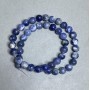 Mărgele din sodalit, bilă netedă de 8,5 mm, lungime 37 cm ±