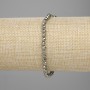 Brățară din pirită cu bile tăiate 4 mm ±, lungime 18 cm ±, elastică