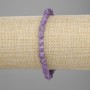 Brățară din ametist tăiat în formă de rombi, diametru 6×5 mm, lungime aproximativă 18 cm, pe elastic